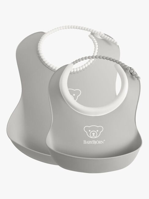 BabyBjörn Haklappsset 2-Pack, Grå