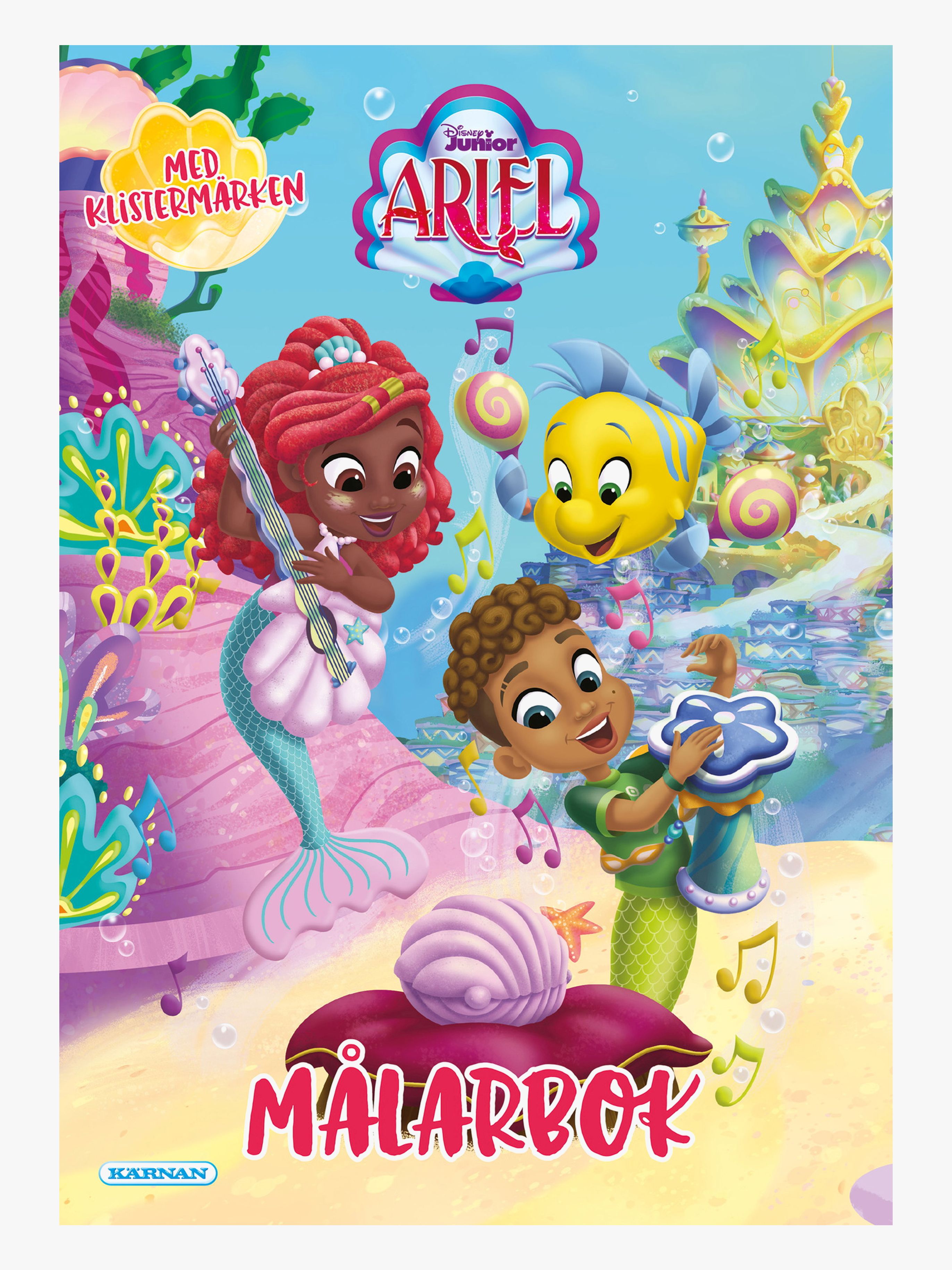 Kärnan Disney Princess Ariel Målarbok