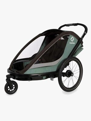 Hamax Cocoon Cykelvagn, Green/Black