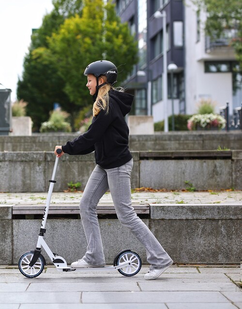 STIGA STR Sparkcykel Route 200-S, Vit/Blå