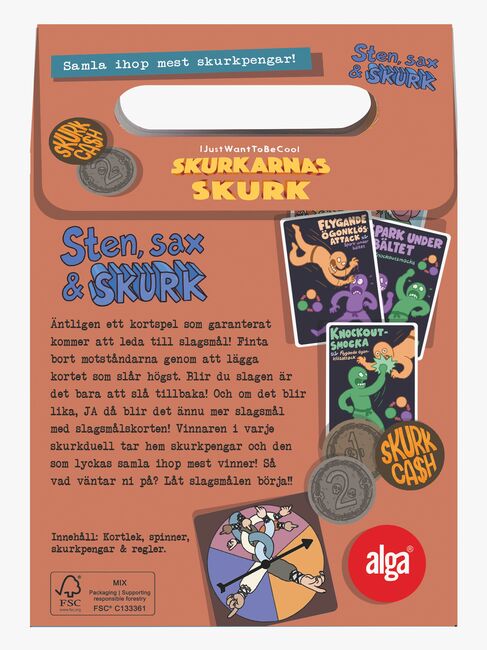 Alga Sten Sax Skurk - Skurkarnas Skurk Kortspel