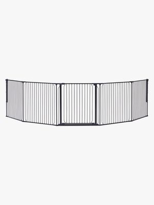 BabyDan CombiFit XXL Skruvgrind 90-350 cm, Svart