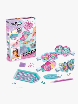 Style 4 Ever Pysselset Hårspännen Diamantkonst