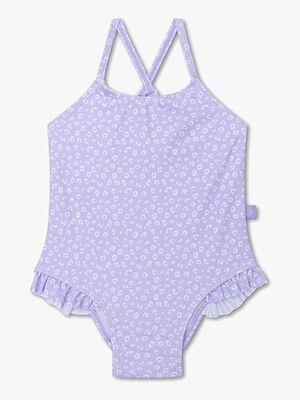 Swim Essentials Baddräkt, Lila Leopard