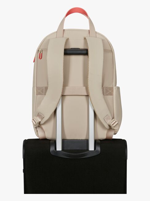 American Tourister Puffy POP Laptop Ryggsäck M 21L, Beige