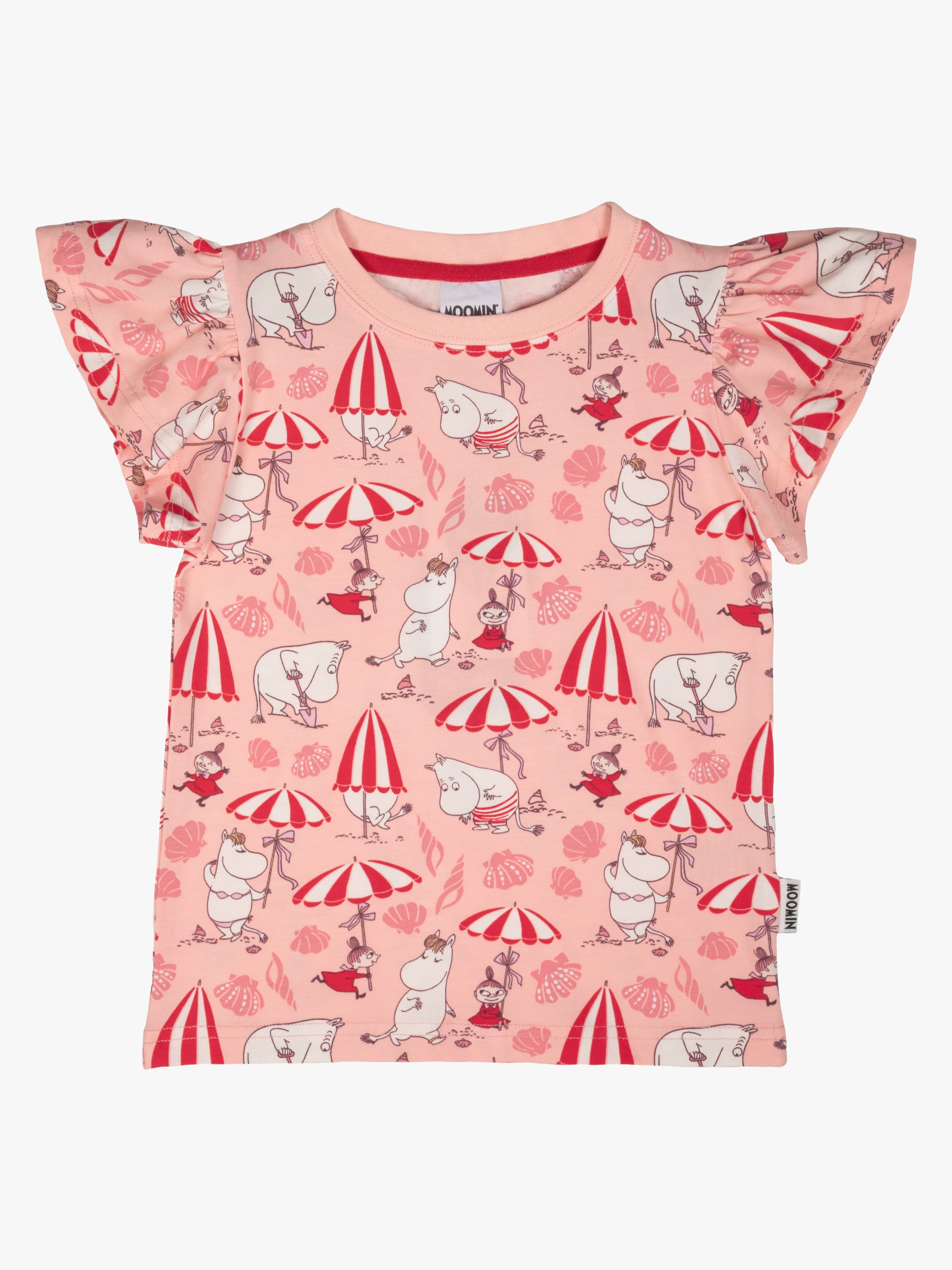 Mumin By Martinex Snäckstrand T-shirt, Korall, 110
