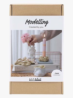 Creativ Company DIY-kit Modellera Vaser & Ljushållare