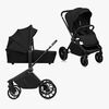 Lionelo MIKA Plus 2-in-1 Duovagn, Black Onyx