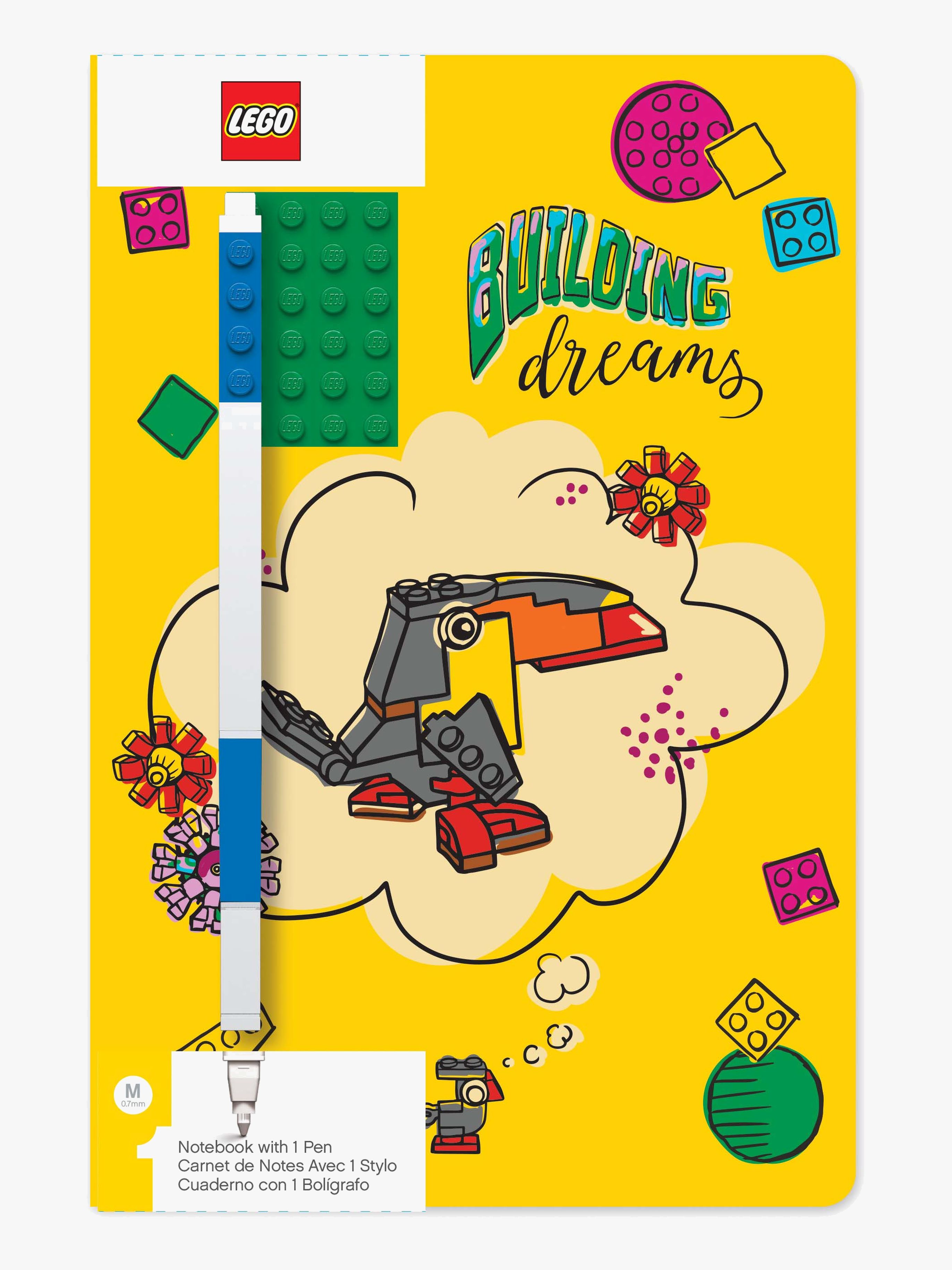 LEGO Building Dreams Anteckningsbok med Penna