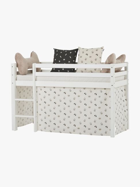 Hoppekids ECO Dream Halvhög Loftsäng 70x160, Vit