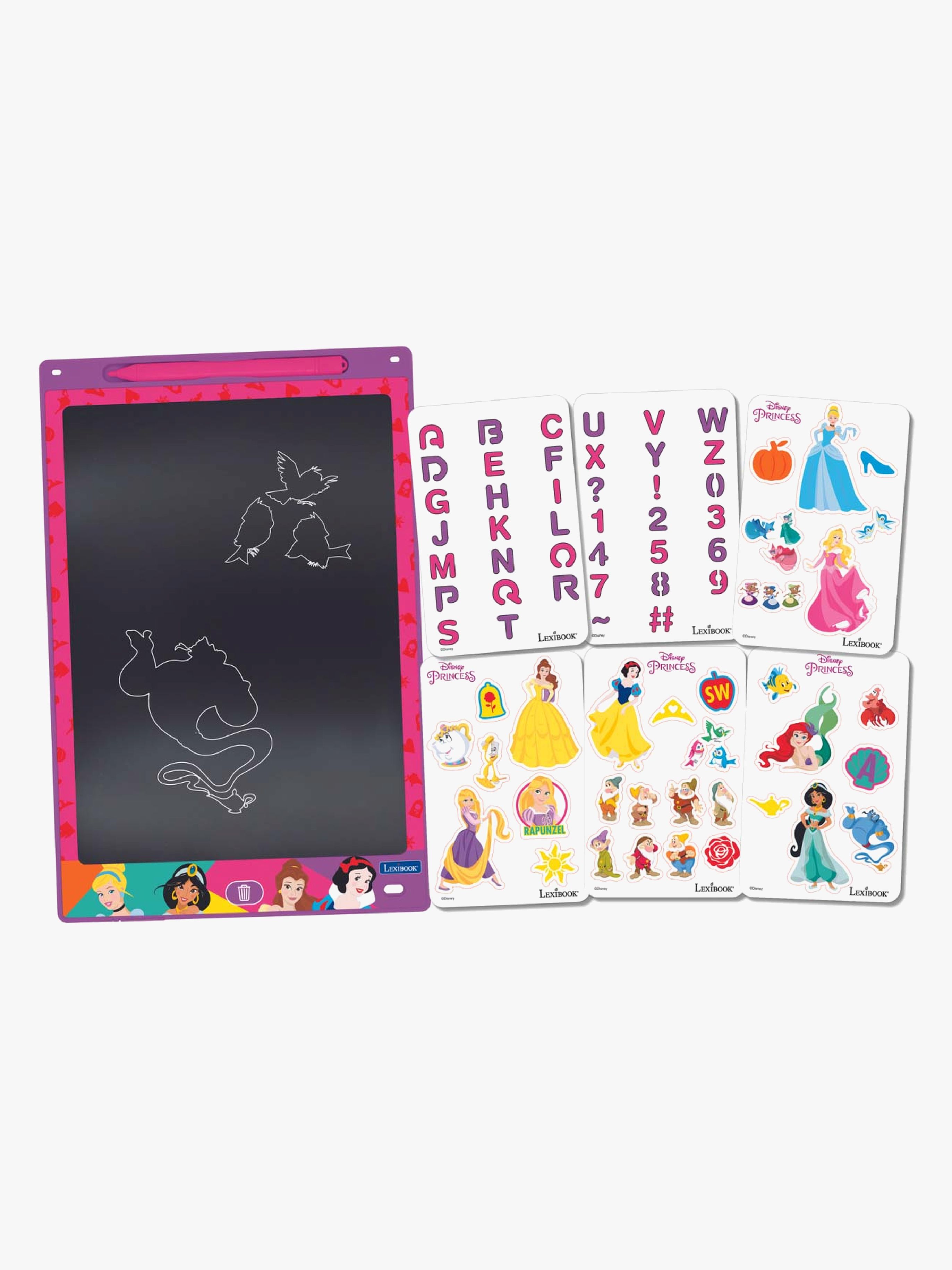 Lexibook Disney Princess Ritplatta med Stencilmallar