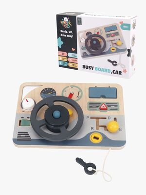 Kinder and Kids Montessori Aktivitetstavla Bil