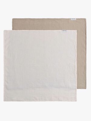 Baby's Only Swaddler 115x115 2-Pack, Tender Beige