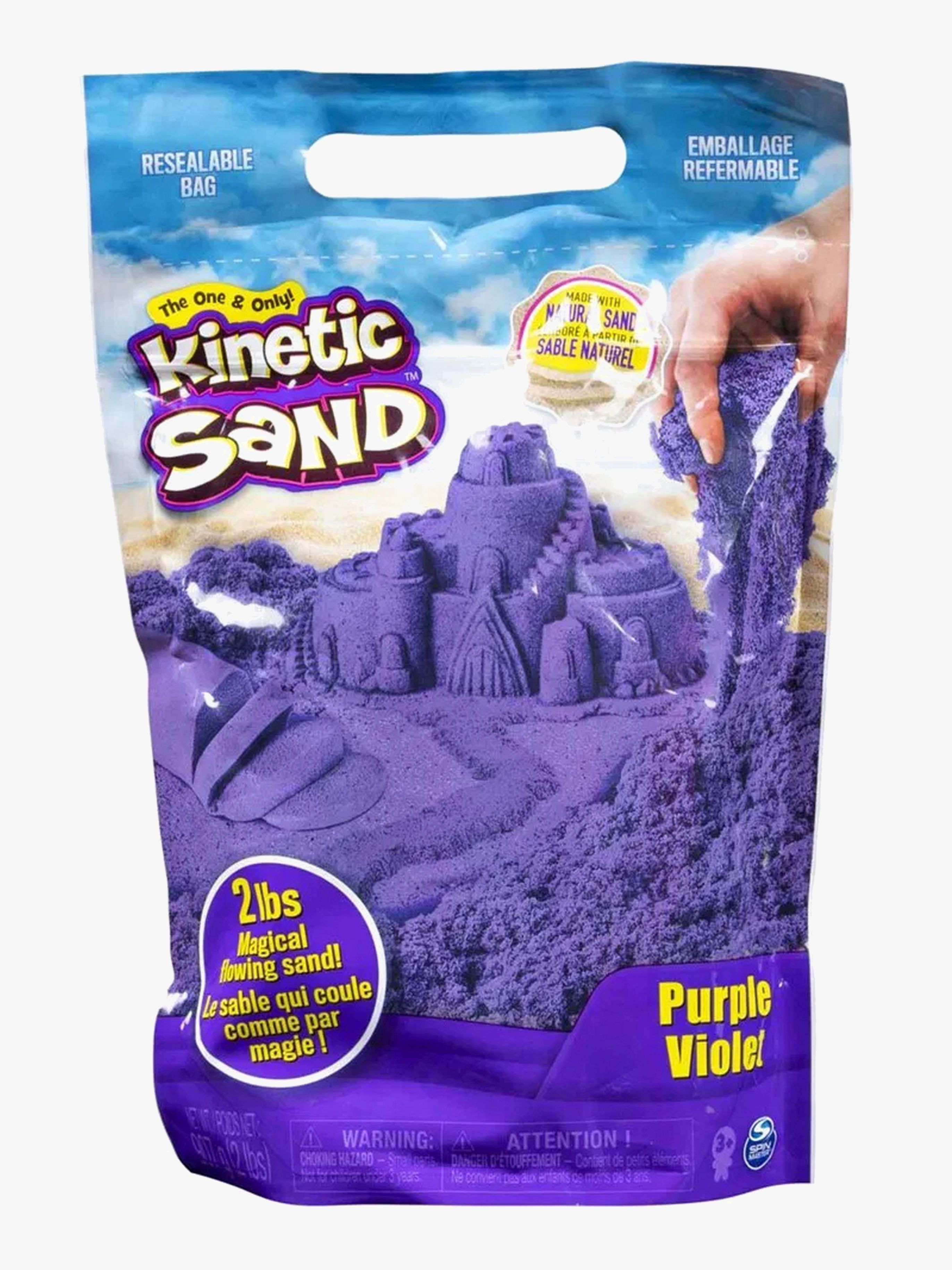 Kinetic Sand Påse 900 g, Lila