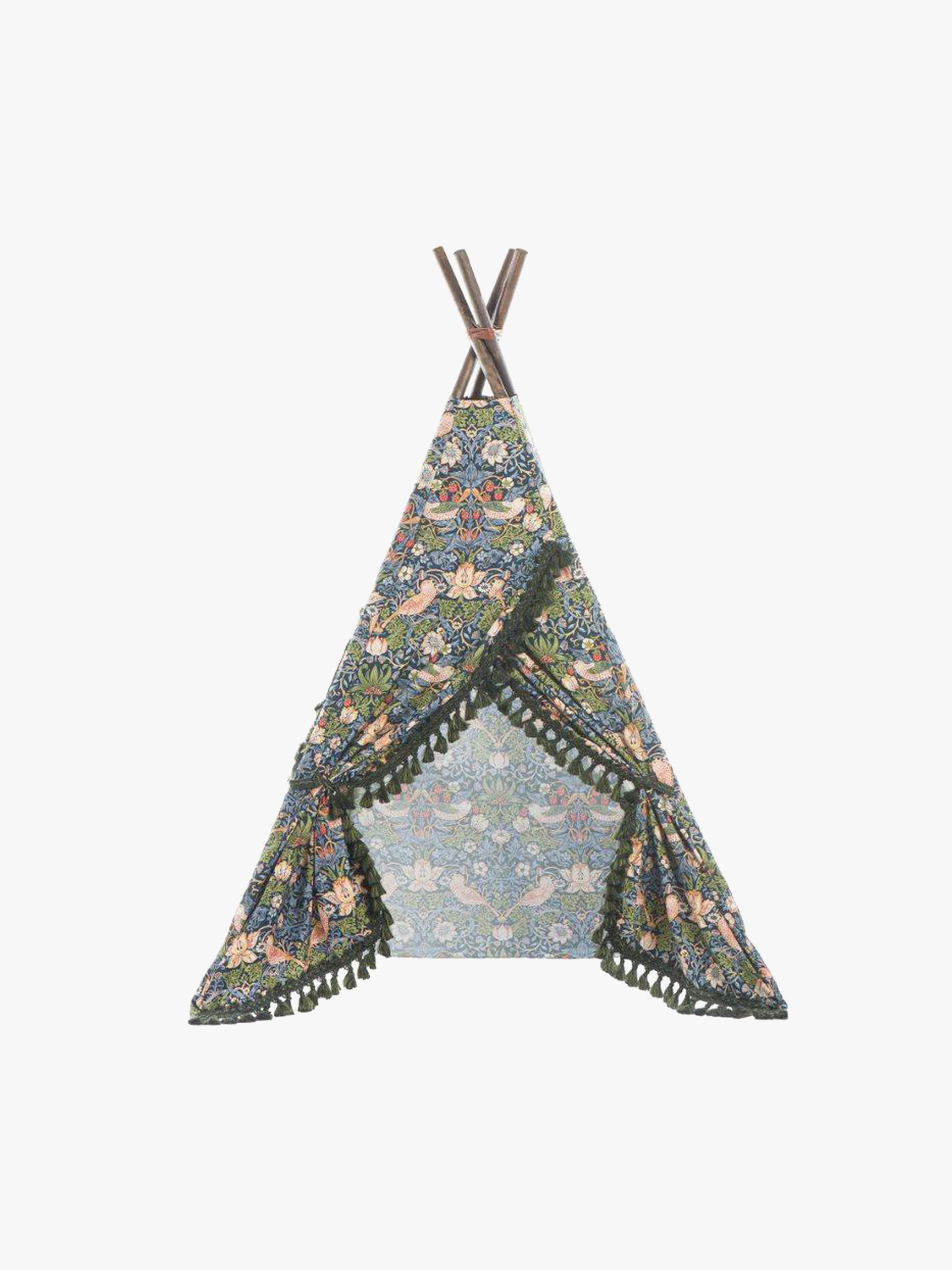 DockATot Tipi-tält Strawberry Thief – Oeko-Tex lektält i bomull