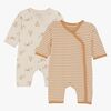 Fixoni Prematur Pyjamasar 2-Pack Stl 44, Brun