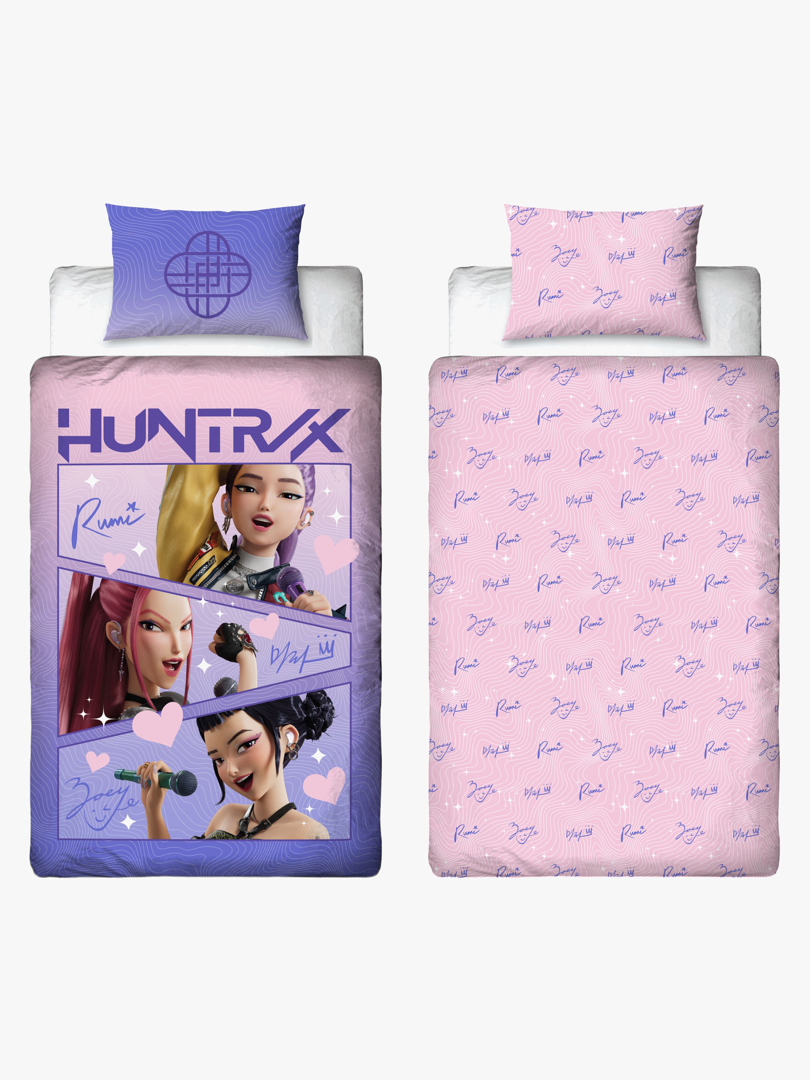 K-Pop Demon Hunters Bäddset 150x210, Blå/Lila