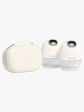 Beemoo CARE Wearable Slim Elektrisk Bröstpump Dubbel inkl. Förvaringsväska, White