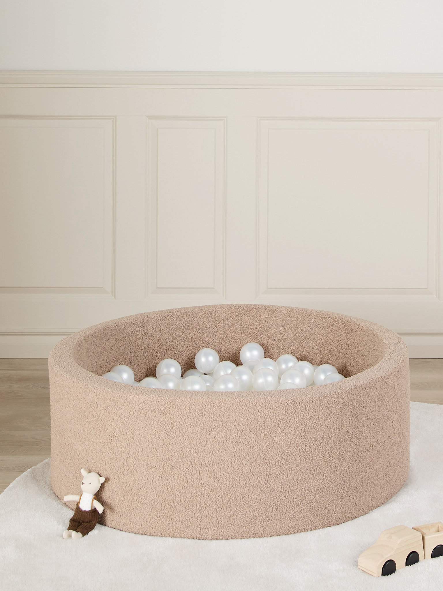Alice &  Fox MUSHY Bollhav, Taupe Teddy