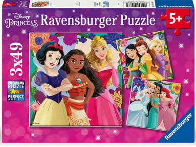 Ravensburger Disney Princess Pussel 3x49 Bitar