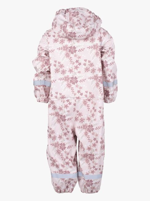 Lindberg Vattholma Regnoverall, Pink/White