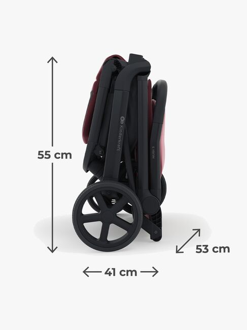 Kinderkraft NUBI 3 Sittvagn, Dark Ruby