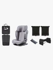 Beemoo Recline i-Size Bältesstol inkl. Tillbehör, Mineral Grey