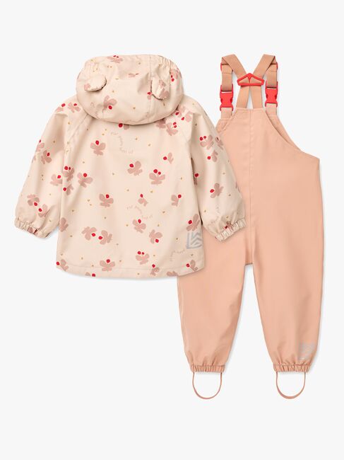 LIEWOOD Manu Regnställ, Butterfly/Apple Blossom