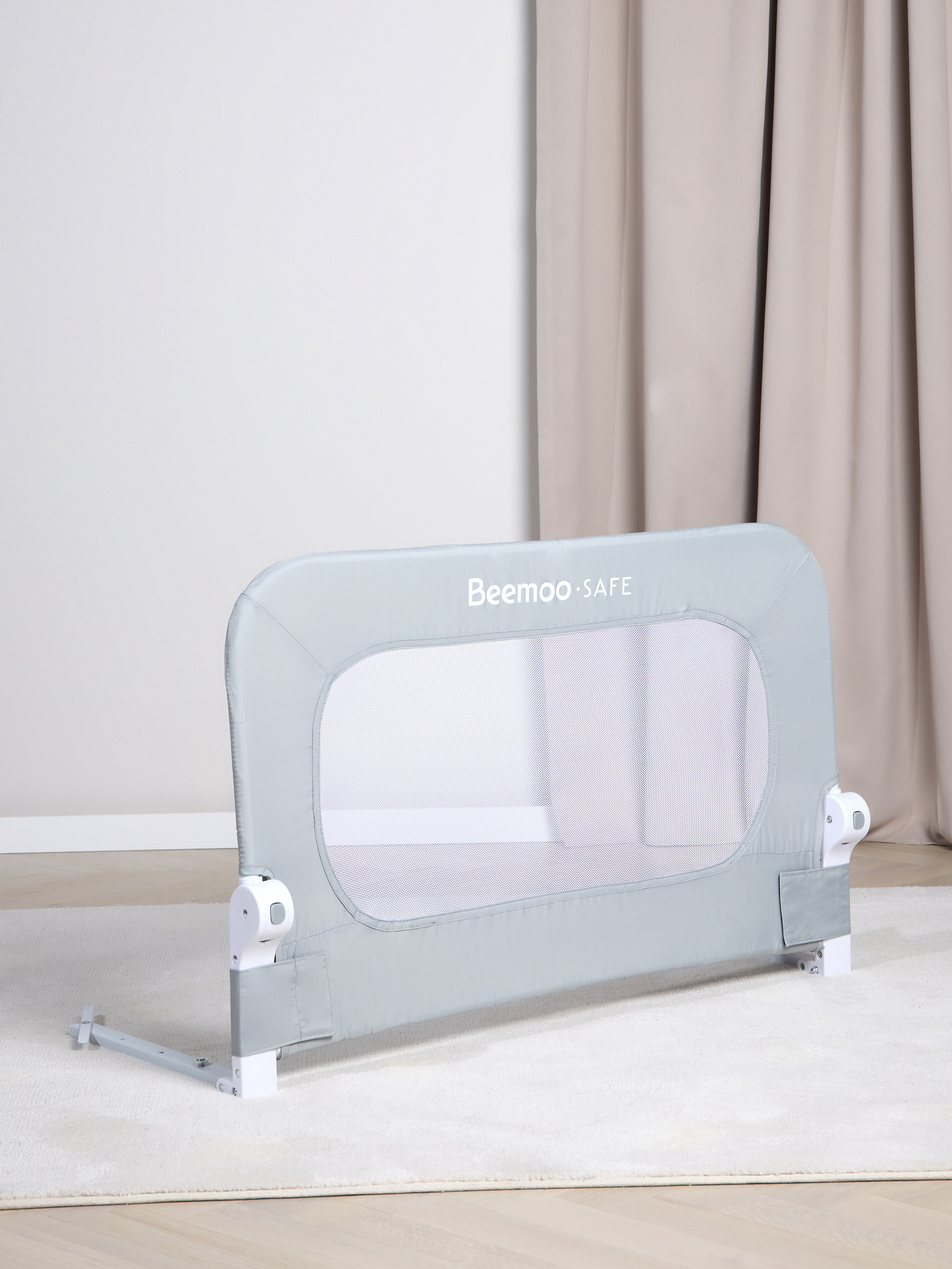 Beemoo SAFE Dream Sängskydd 90 cm, Grey