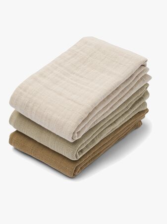 LIEWOOD Lewis Muslinfilt 3-Pack, Sandy