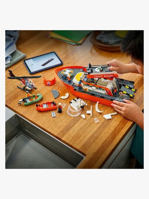 LEGO City 60504 Kustbevakningens räddningsbåt och helikopter