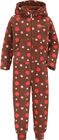 Didriksons Monte Onepiece, Small Dotted Brown Print