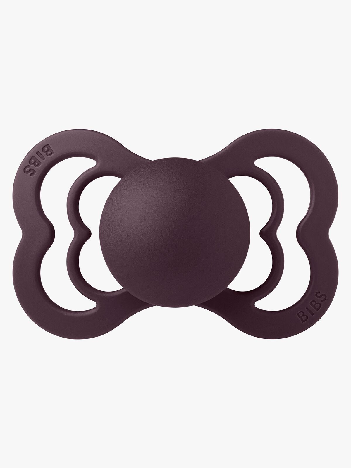 BIBS Supreme Napp Silikon Stl 2, Plum
