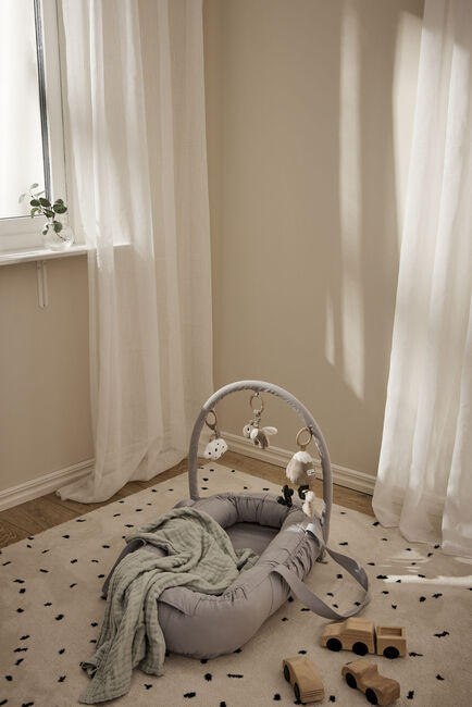 Alice & Fox ASTRID Babynest, Ljusgrå