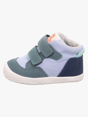 Superfit Flummi Barefoot Sneakers, Blå/Ljusgrön