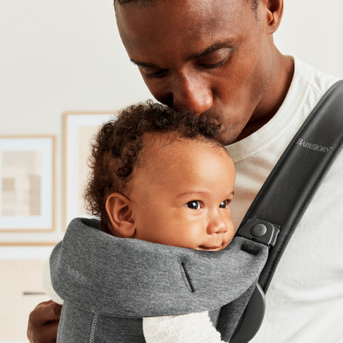 BabyBjörn Mini Bärsele 3D Jersey, Mörkgrå