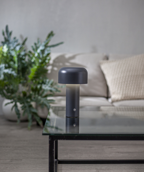 Star Trading Bordslampa Bobby, Svart
