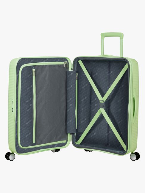 American Tourister Soundbox Spinner Resväska 71,5-81L, Kiwi Green