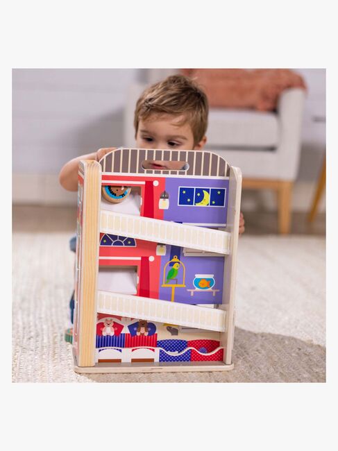 Melissa & Doug GO TOTs Radhus med 6 Diskar