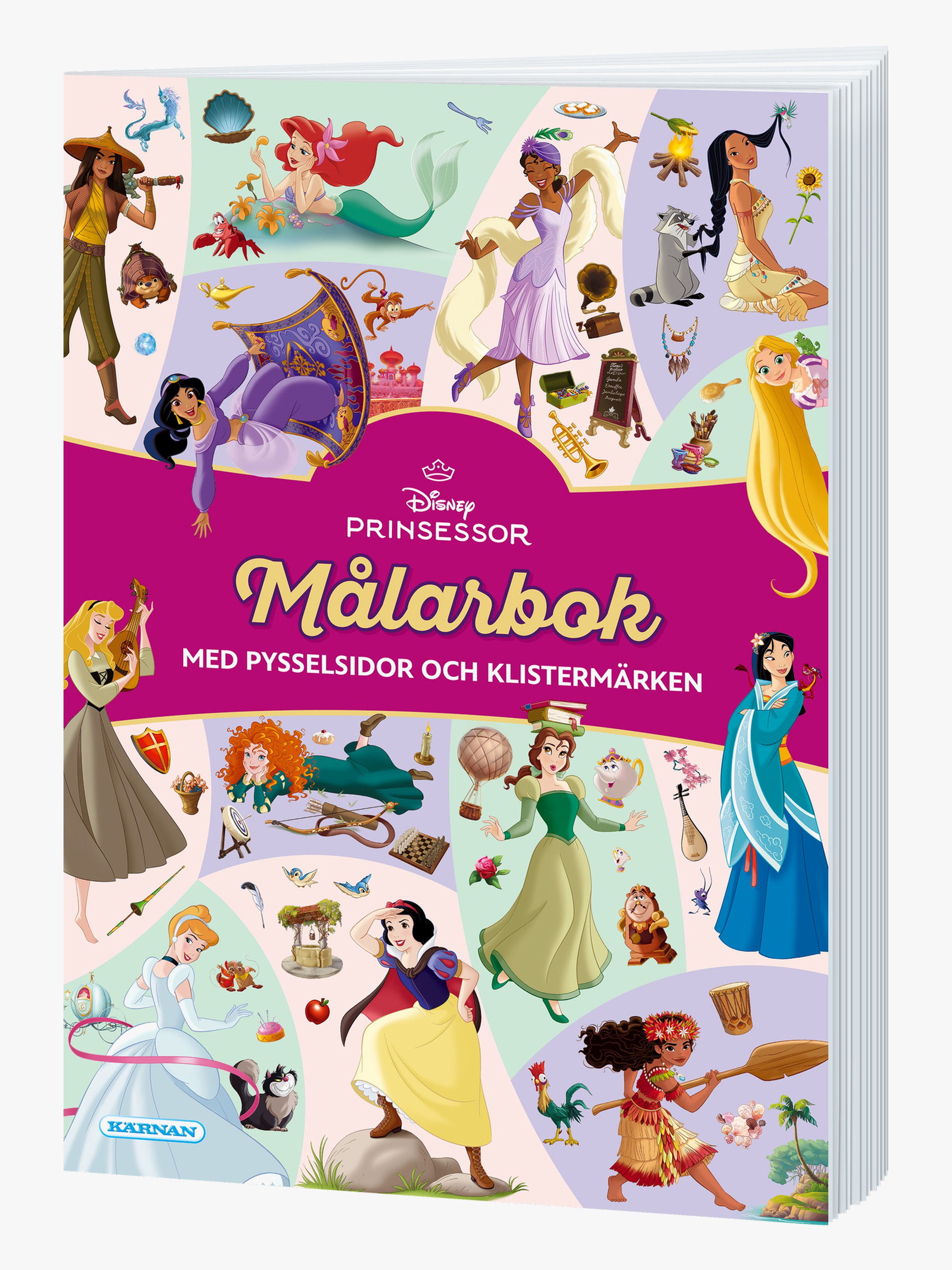 Egmont Kärnan Målarbok Disney Prinssesor