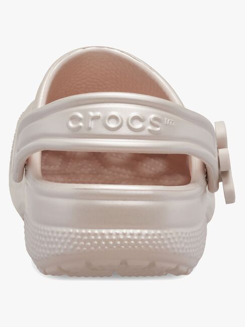 Crocs Classic Pearl Shine Tofflor, Quartz