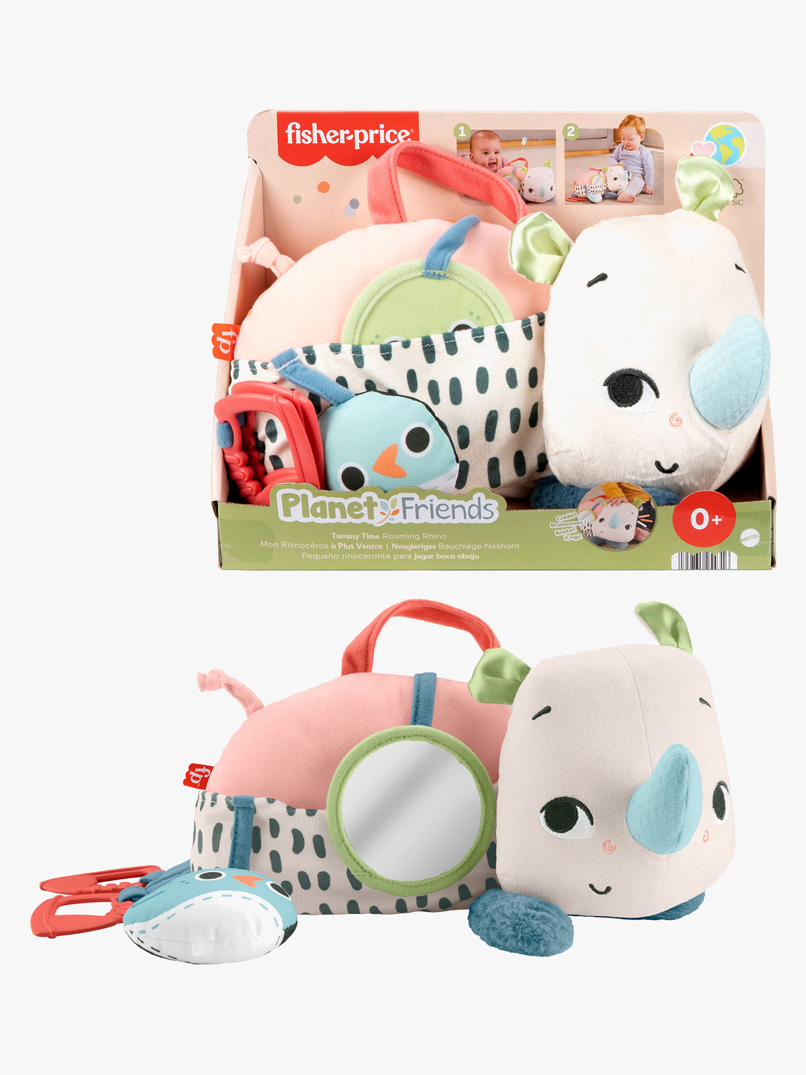 Fischer-Price Tummy Time Roaming Rhino Aktivitetsleksak