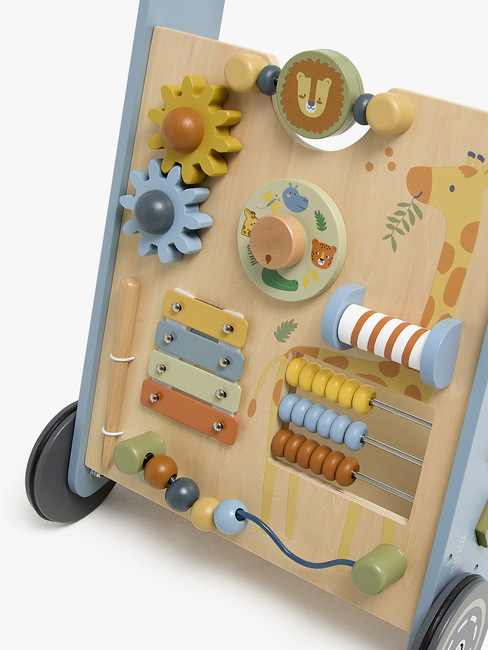 Alice & Fox Lära-gå-vagn Safari, Blå