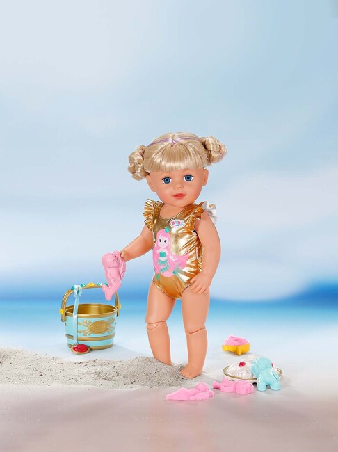 BABY born Docktillbehör Baddräkt & Sandleksaker