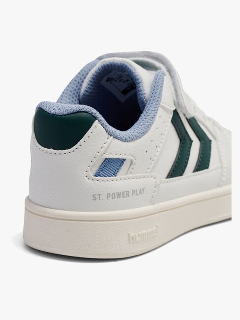 Hummel St Power Play Jr Sneakers, White/Green