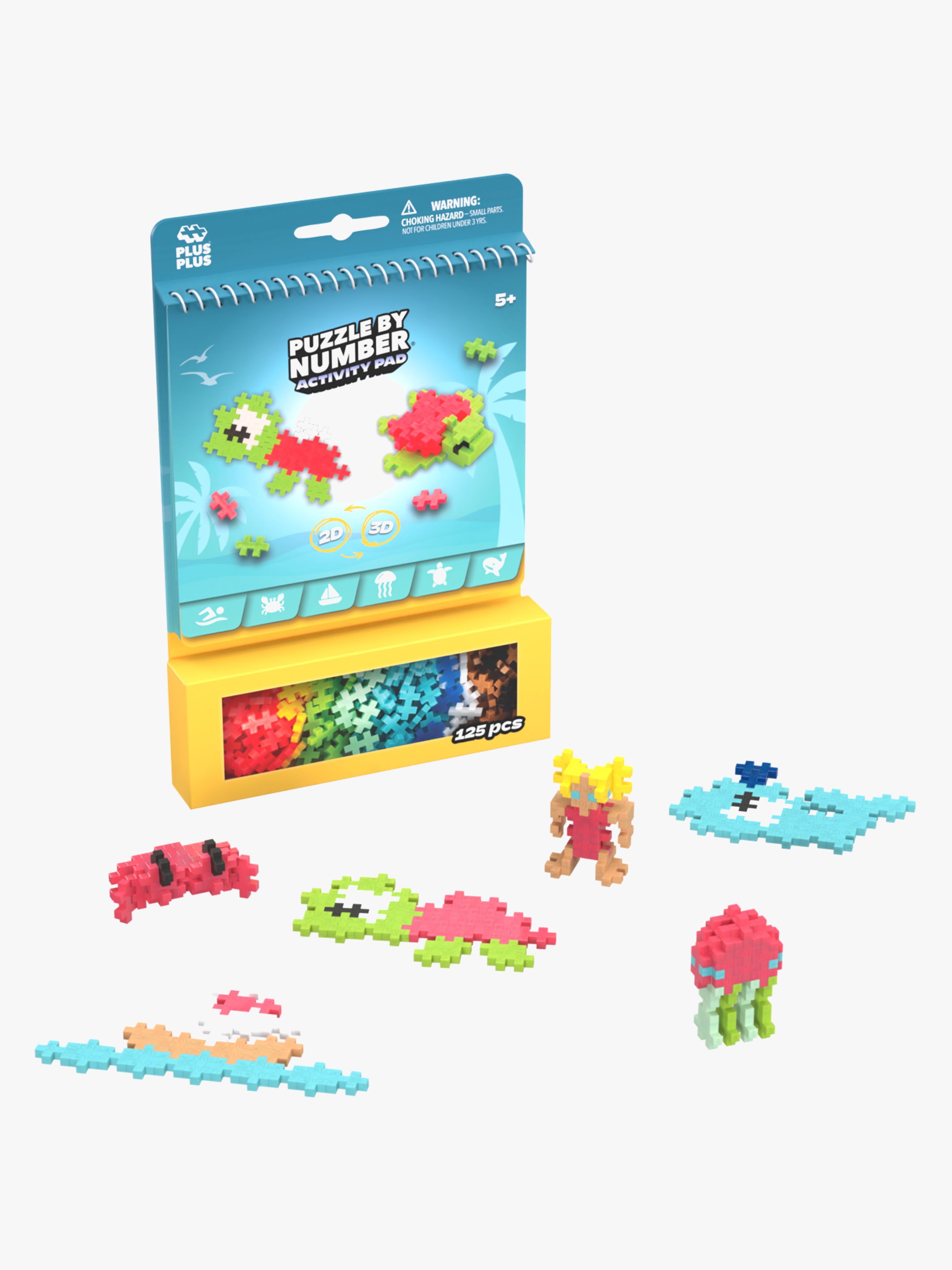 Plus-Plus Activity Pad Ocean And Beach Byggset