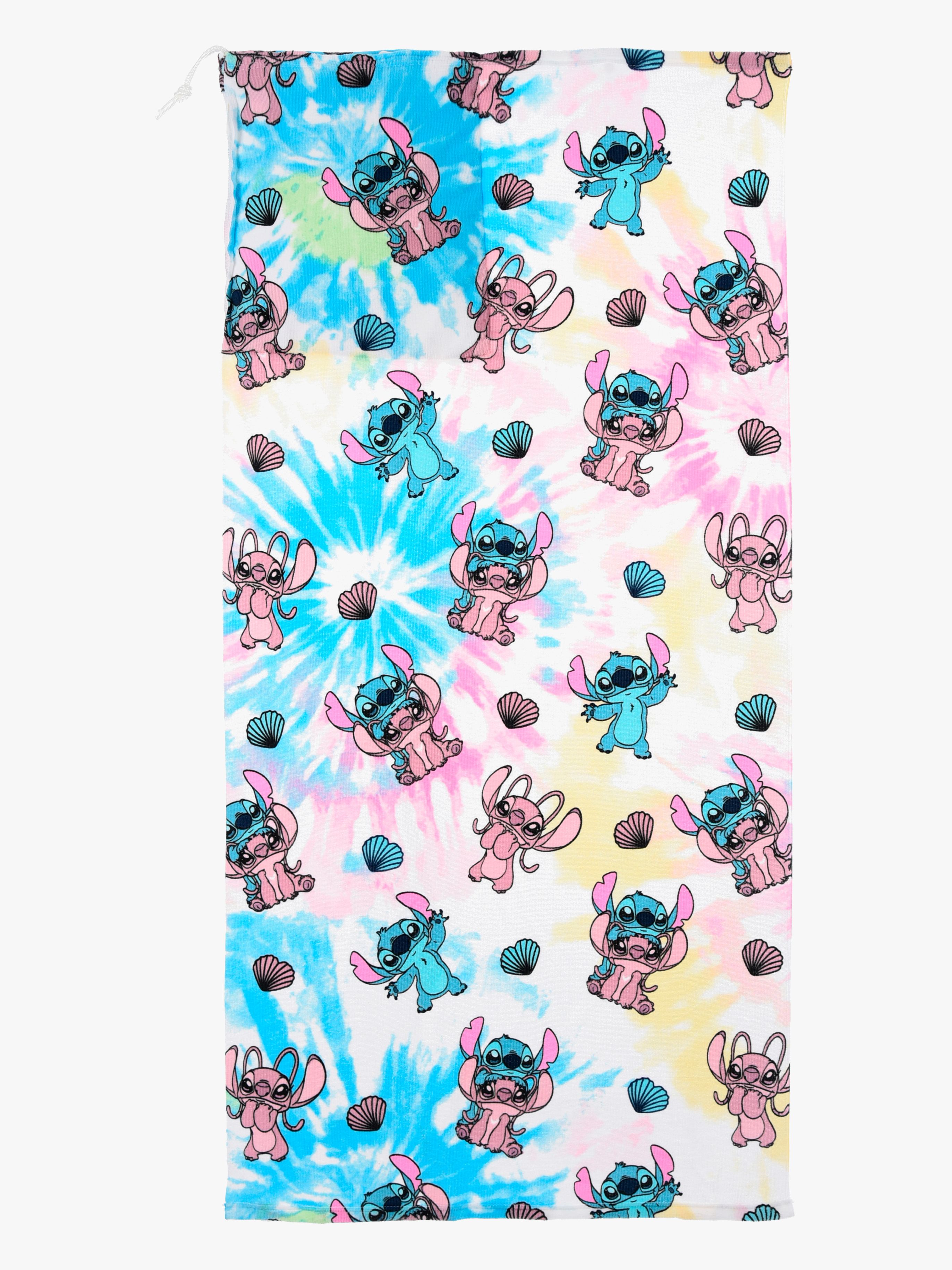 Disney Stitch Strandhandduk med Luva, Rosa