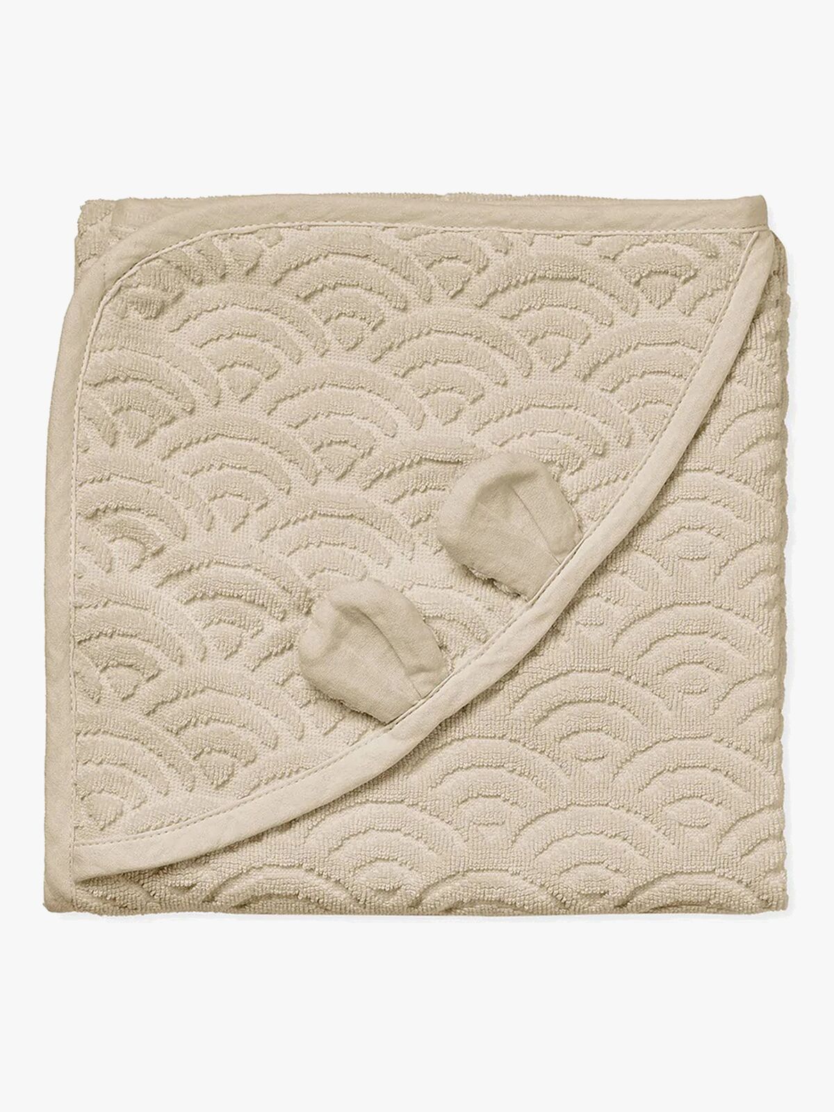 Cam Cam Copenhagen Junior Handduk med Huva, Almond