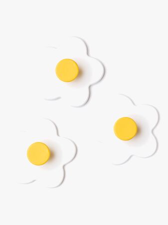 Kid's Concept Krok Blomma 3-Pack, Vit