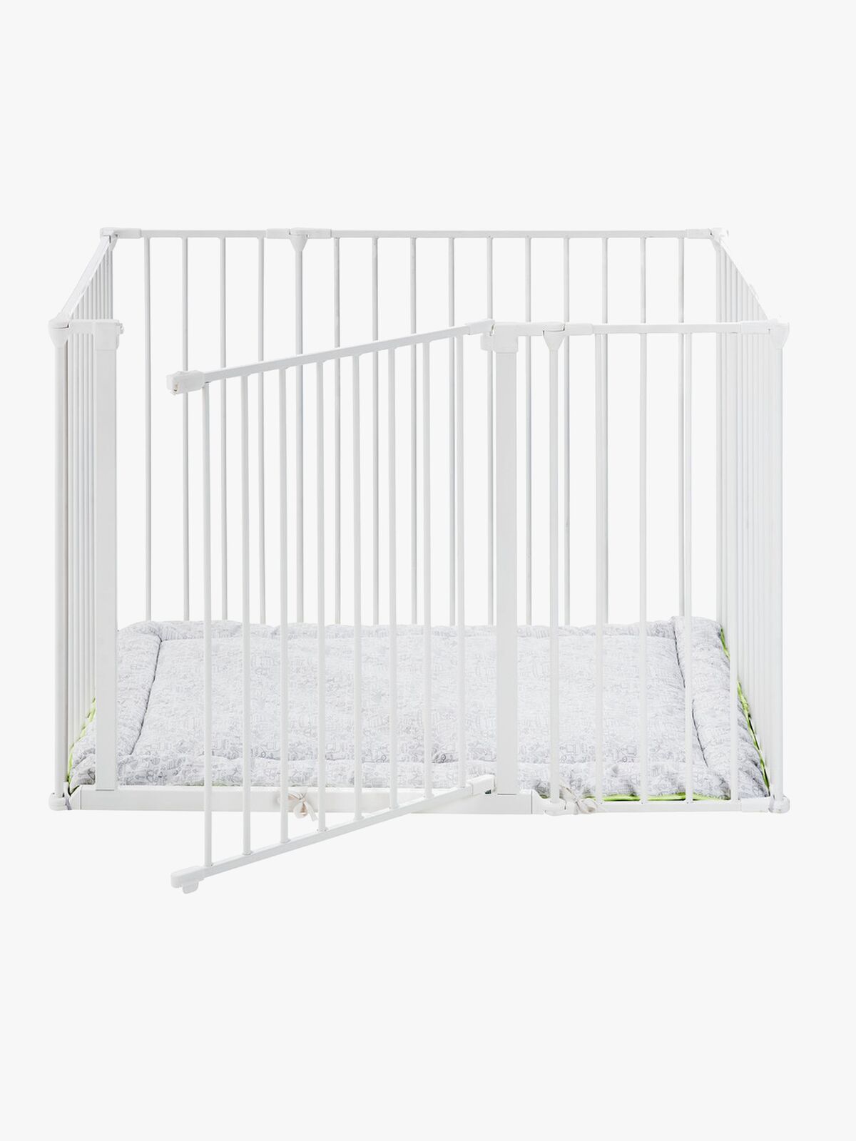 BabyDan Square Lekhage 105x72x71 cm, Vit